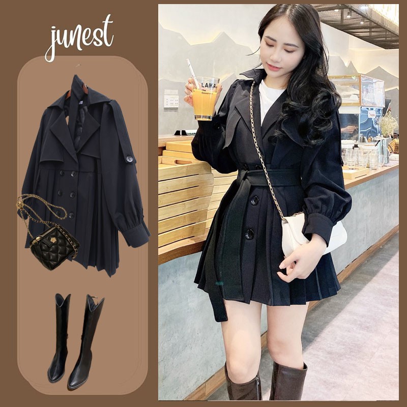 Áo Vest Dáng Váy Xòe 2 Lớp Kèm Dây Đai Buộc Eo, Tay Bồng, Mặc Lên Là Xinh [ Hàng Thiết Kế ]