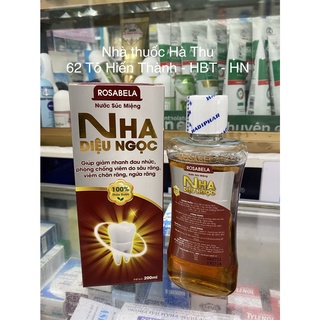 Nước súc miệng thảo dược Nha Diệu Ngọc 200ml - Khử sạch mùi hôi, chống sâu răng