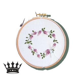 (HN) CROWN KHUNG THÊU TRÒN DMC