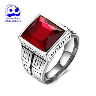 Nhẫn inox nam thép không gỉ giá không tưởng rẻ nhất tại HCM không đen - NNA245