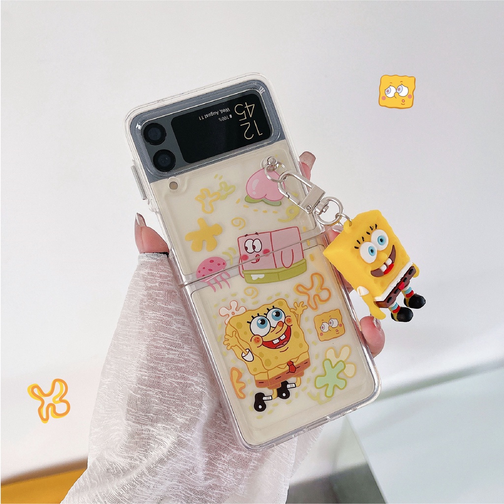 Ốp Điện Thoại Chống Sốc Họa Tiết Hoạt Hình Cho Samsung Z Flip 3 5G Galaxy zflip3