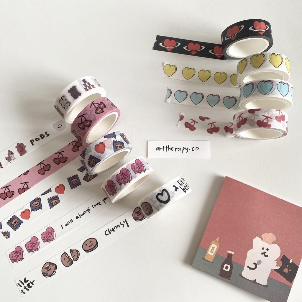 [WASHI TAPE]Washi cute style Hàn Quốc