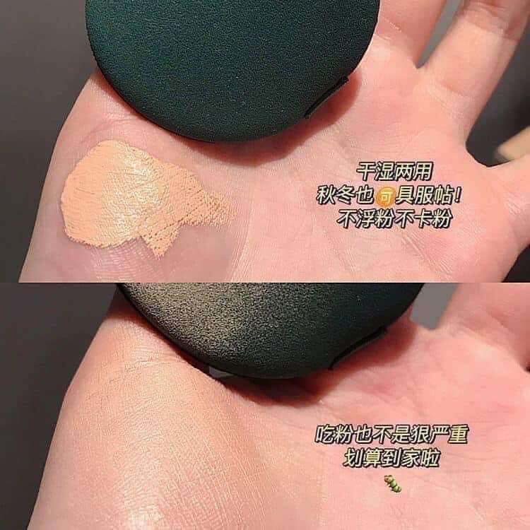 Set 7 miếng bông mút trang điểm tán nền sắc màu có hộp đựng xịn xò