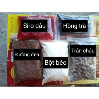 sét trà sữa trân châu