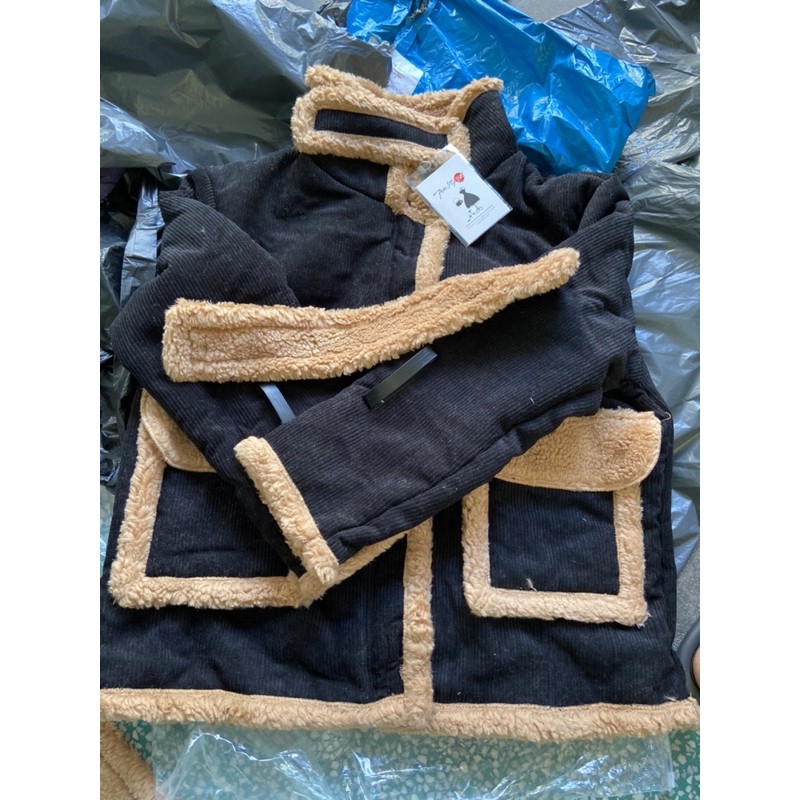 Áo dạ lông cực đẹpkèm ảnh thật