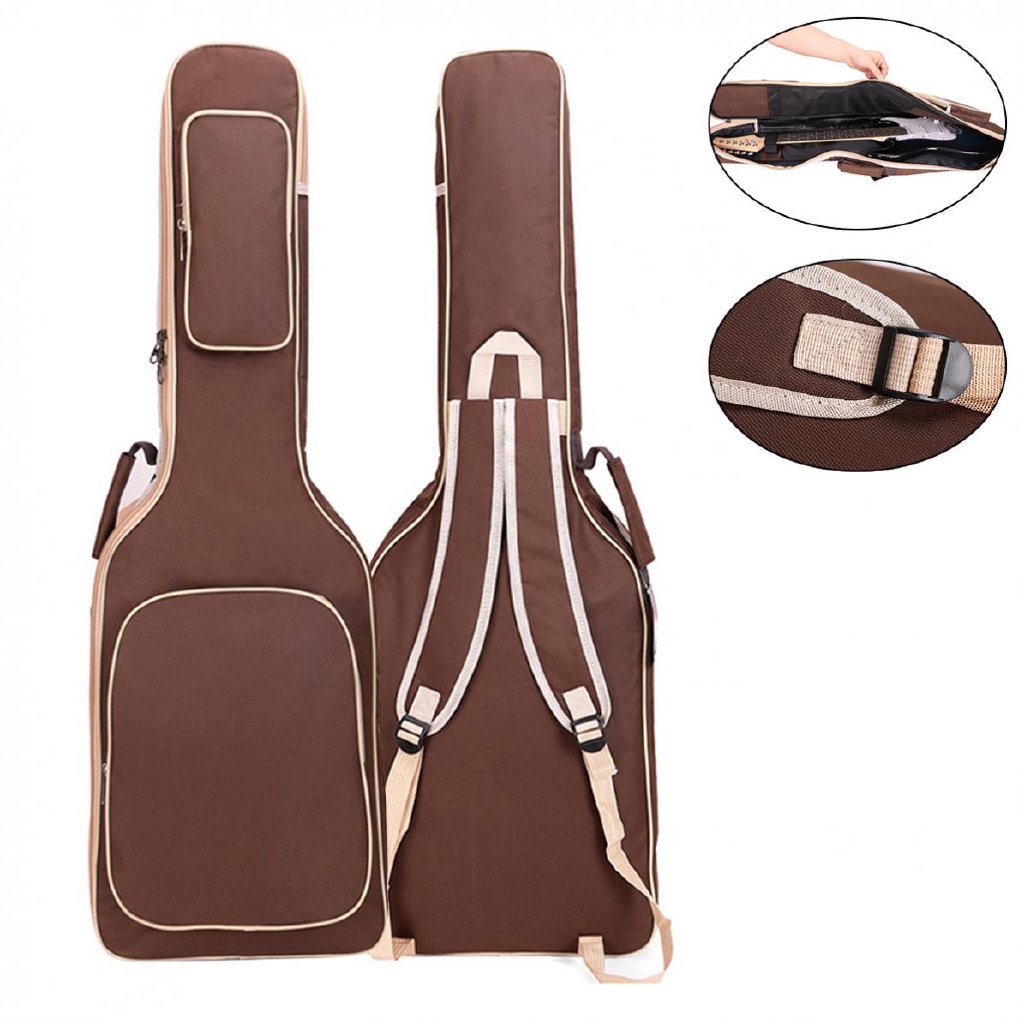 Túi Đựng Đàn Guitar Điện Bằng Vải Oxford Cotton Dày 8mm 101X33X6Cm