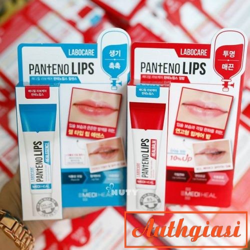 Son dưỡng trị thâm môi Mediheal Labocare Panteno Lips Labo Care xanh và đỏ | BigBuy360 - bigbuy360.vn