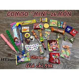 combo 26 món ăn vặt tuổi thơ