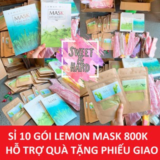 Mask bột khổ qua tảo biển handmade combo 5 gói