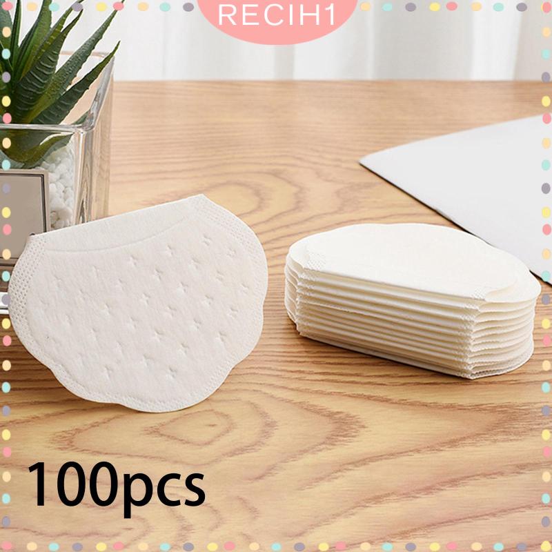 Set 100 Miếng Dán Thấm Mồ Hôi Nách Dùng Một Lần Tiện Lợi Dành Cho Nam Và Nữ