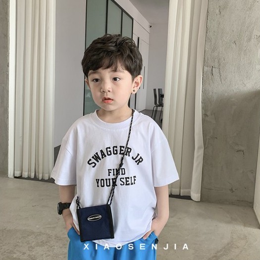 Áo thun bé trai Con Xinh cotton SWAG áo thun trẻ em từ 5 đến 14 tuổi