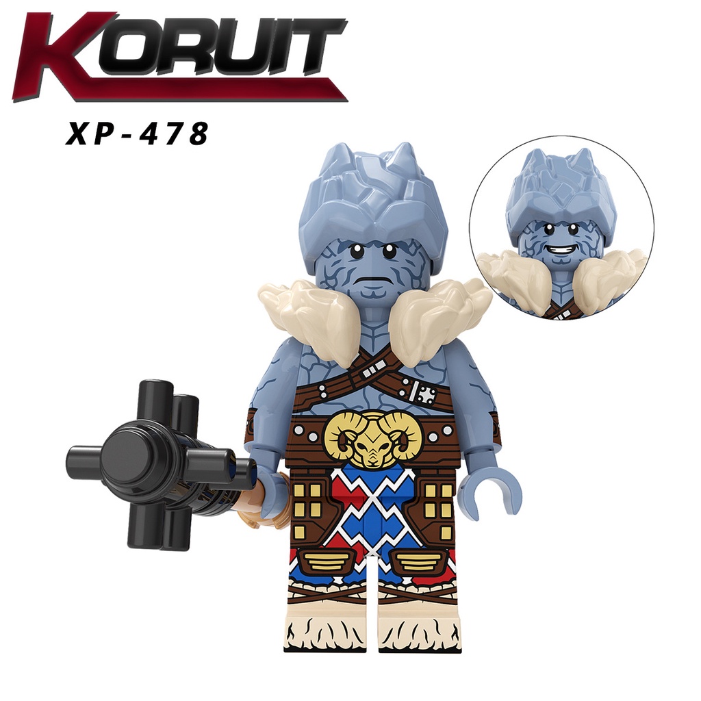 Mô Hình Nhân Vật Zeus Gergroot Marvel avengers nano minifigures