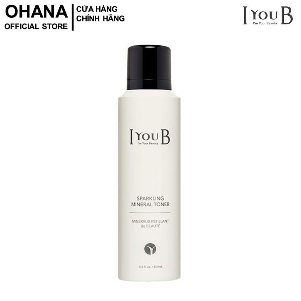 Toner Xịt Khoáng Dưỡng Ẩm, Làm Dịu Mát, Sáng Da IyouB Sparking Mineral Toner 160ml