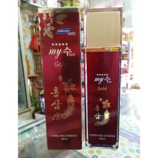 Nước hoa hồng sâm my jin gold 130ml hàng nội địa hàn quốc