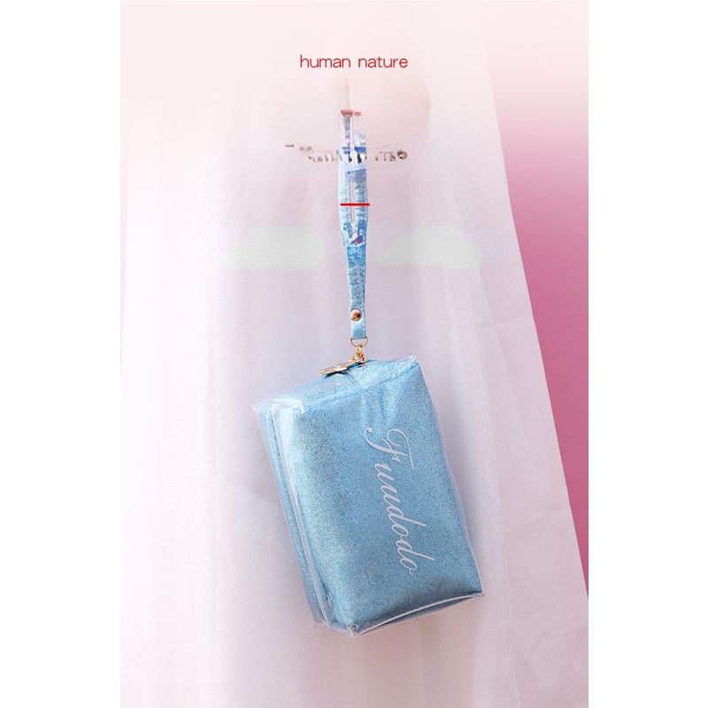 Túi Đựng Mỹ Phẩm Trong Suốt Tiện Lợi Cho Nữ