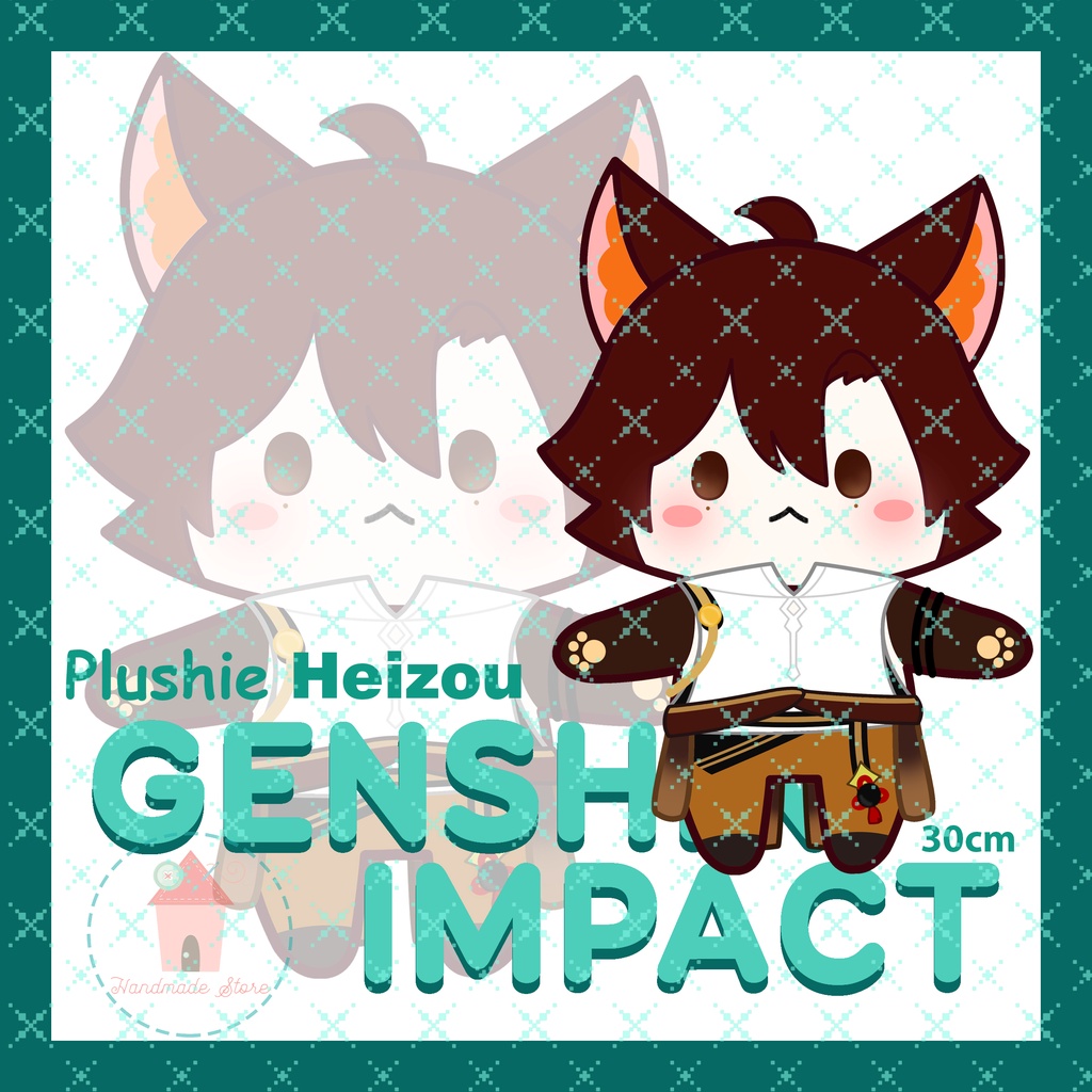 Mèo Heizou nhồi bông - Genshin Impact