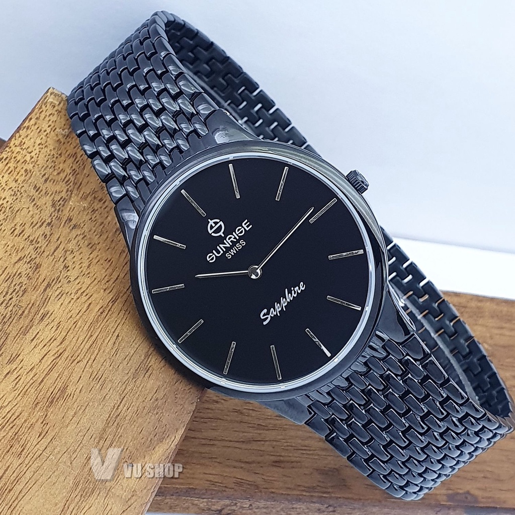 Đồng hồ nam SUNRISE DM738SWD Siêu mỏng Chính hãng