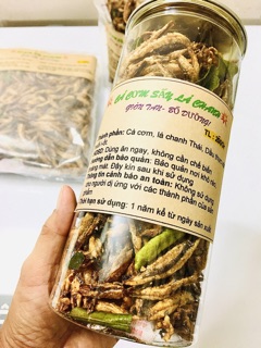 CÁ CƠM SẤY LÁ CHANH - DÒN TAN _ THƠM LỪNG