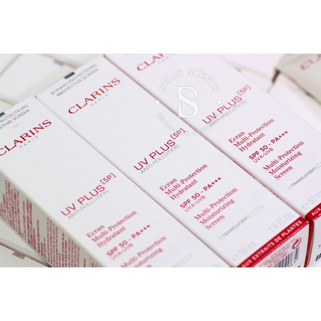 [MẪU MỚI 50ML] Kem chống nắng CLARINS 𝐔𝐕 𝐏𝐋𝐔𝐒 [𝟓𝐏] 𝐀𝐍𝐓𝐈-𝐏𝐎𝐋𝐋𝐔𝐓𝐈𝐎𝐍 màu Translucent (Màu trắng)