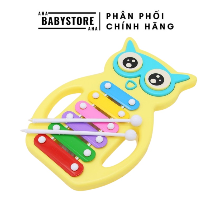 Đồ chơi đàn gõ Xylophone Toyshouse hình cú mèo màu vàng