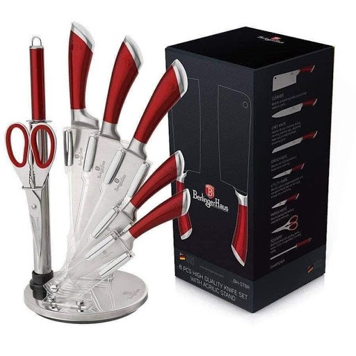 Set dao kéo 8 món Berlinger Haus BH2470 nhập Đức (kèm giá cắm)