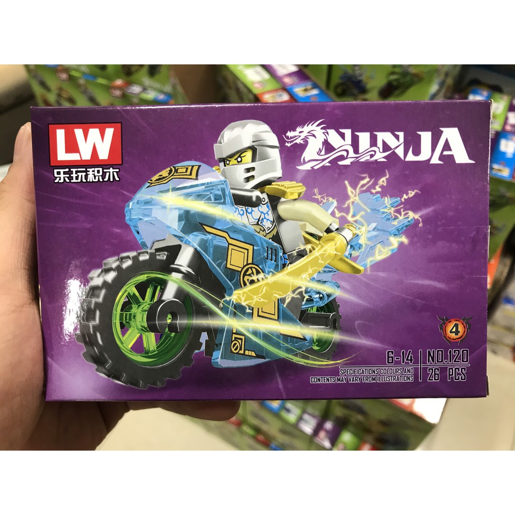  Đồ chơi lego Ninja Go - Lego lắp ráp xếp hình xe đua ninja go đa dạng 8 phân loại mẫu mã