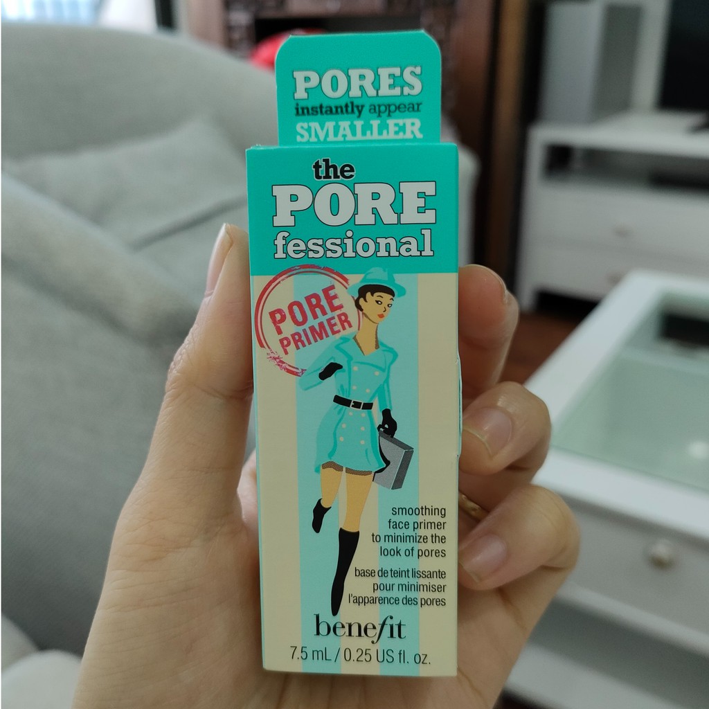 (tặng kèm mặt nạ 3D) 7.5ml - Kem lót Benefit the Porefessional Face Primer
