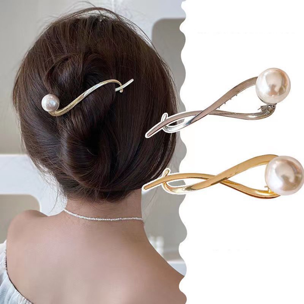 Kẹp Tóc Đính Ngọc Trai Thời Trang Hàn Quốc Dành Cho Nữ