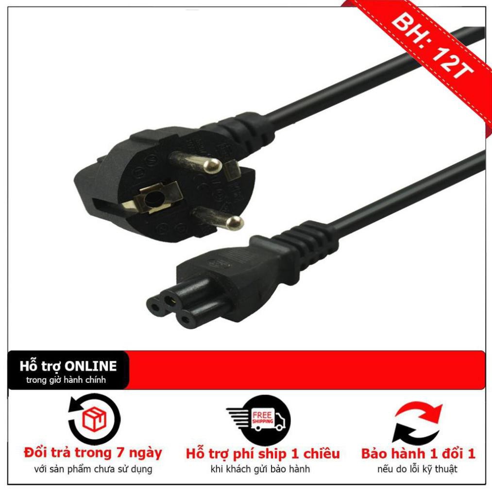 BH12TH  💥Dây nguồn Laptop cắm vào củ sạc laptop loại tốt 1,5m