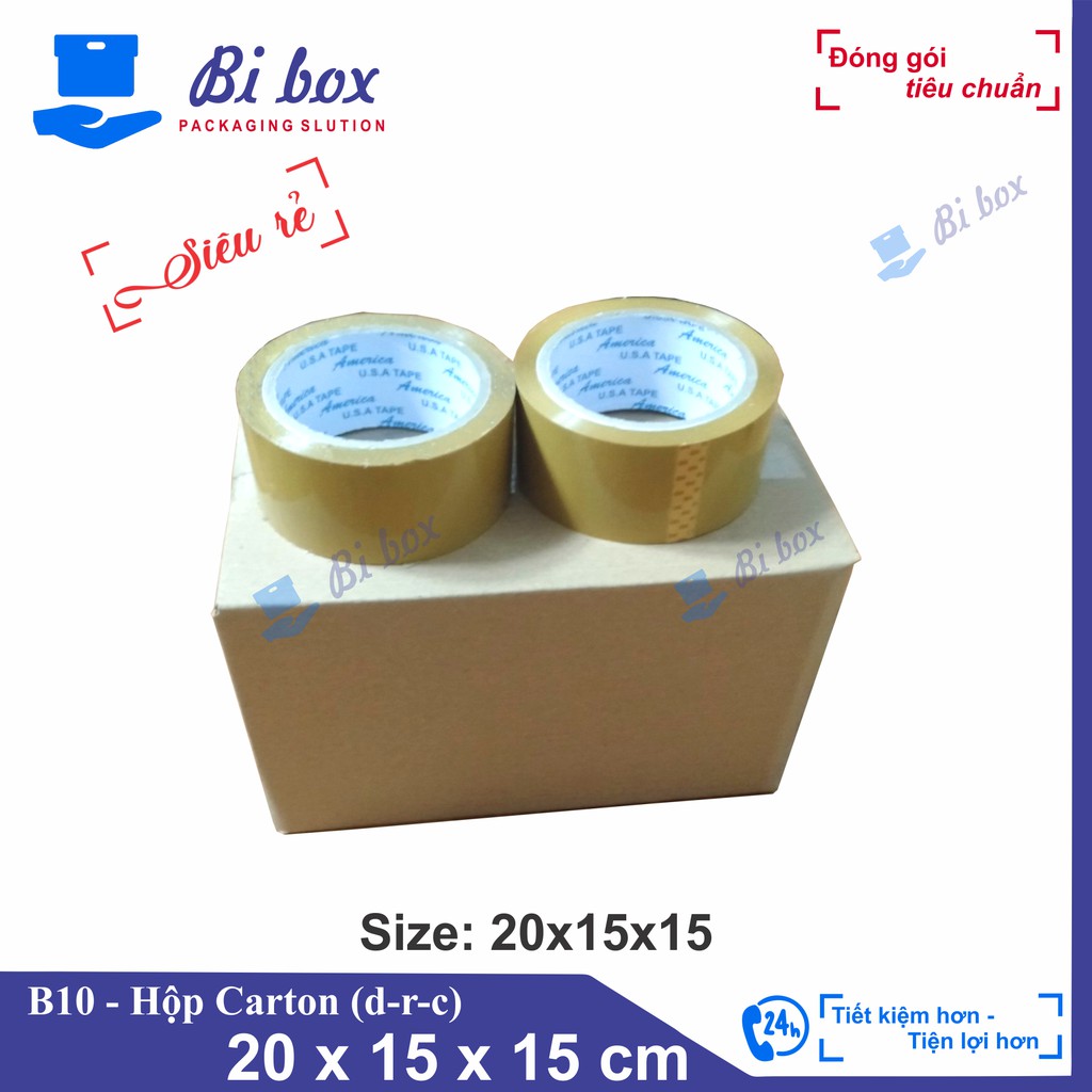 Hộp Carton 20x15x15 - Hộp Giấy Carton Giá Rẻ