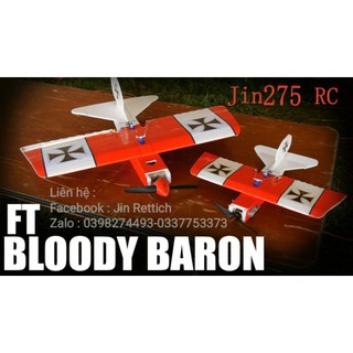 kit máy bay Bloody Baron bao đập sải 72cm ( đầy đủ phụ kiện)