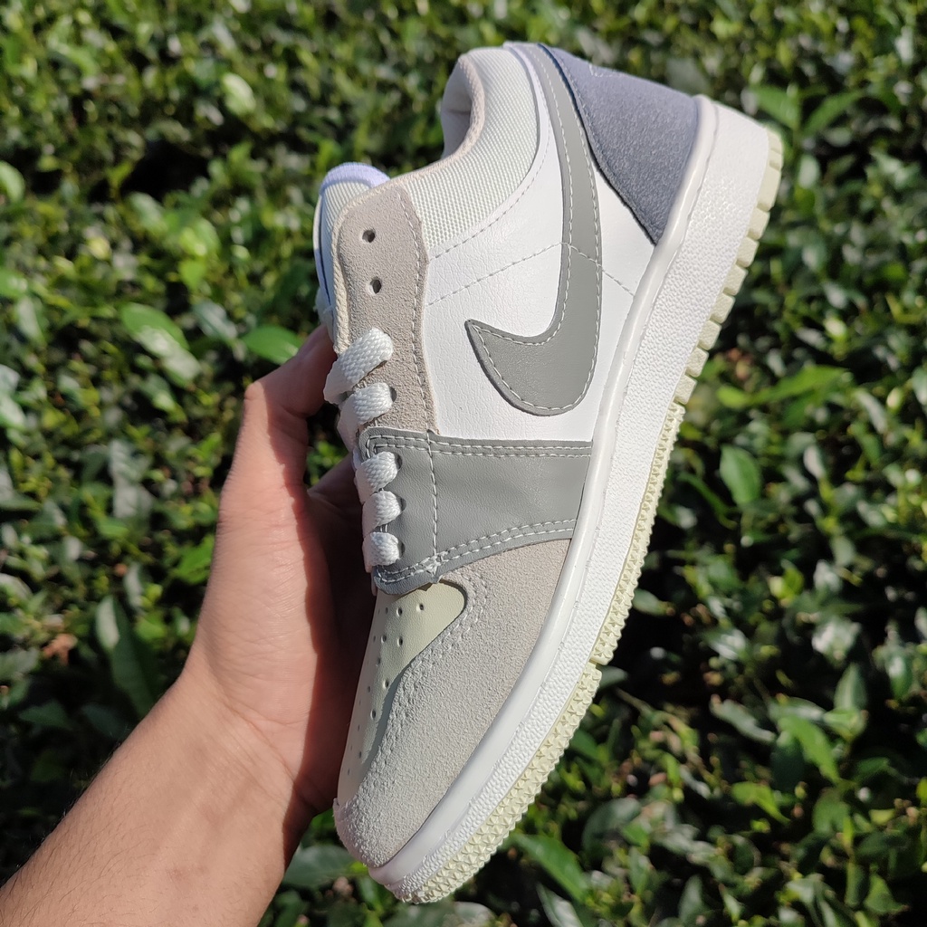 Giày thể thao Jordan xám paris cổ thấp, Giày Sneaker Paris JD1 Hàng Cao Cấp Full Box + Bill | BigBuy360 - bigbuy360.vn