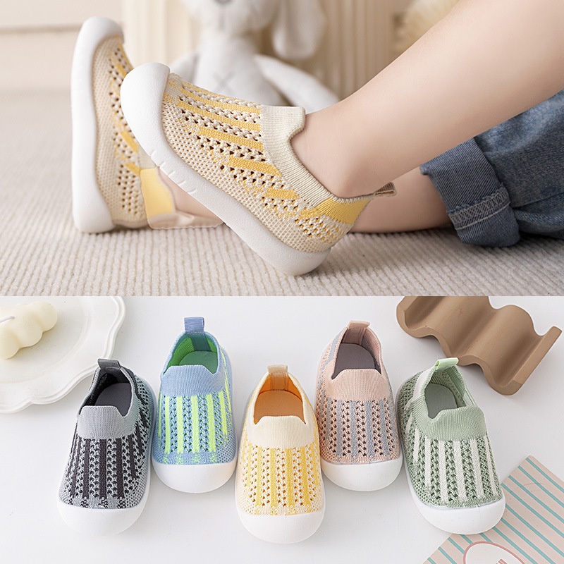Giày Đế Mềm Chống Trượt Thoáng Khí Dành Cho Trẻ Em