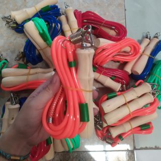 Dây nhảy tăng đơ, cán gỗ