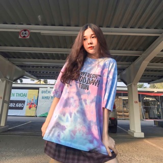 Áo thun cotton tay lỡ TSUN GOODDAY UNISEX Nam Nữ ( Hình thật )