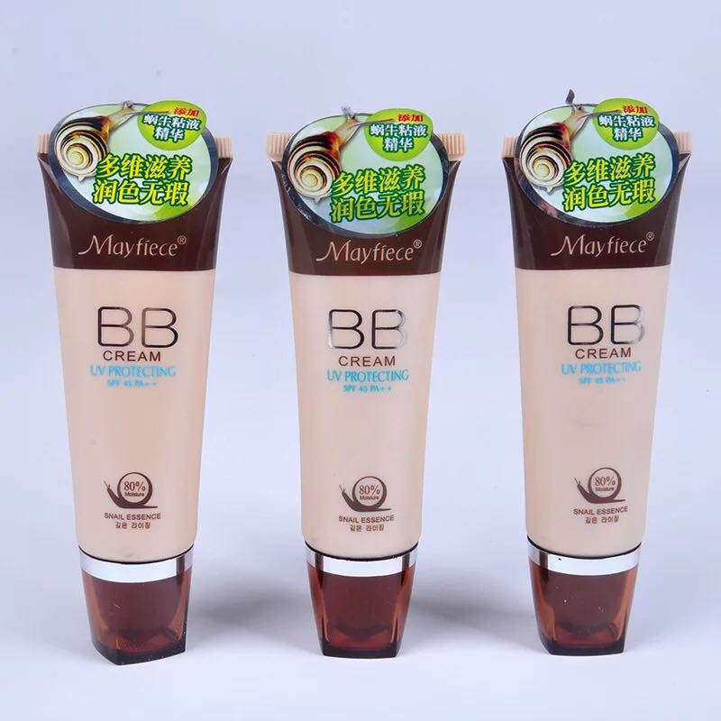 kem nền trắng da BB Cream Water Light Mayfiece Snail tinh chất ốc sên Hàn Quốc 50ml