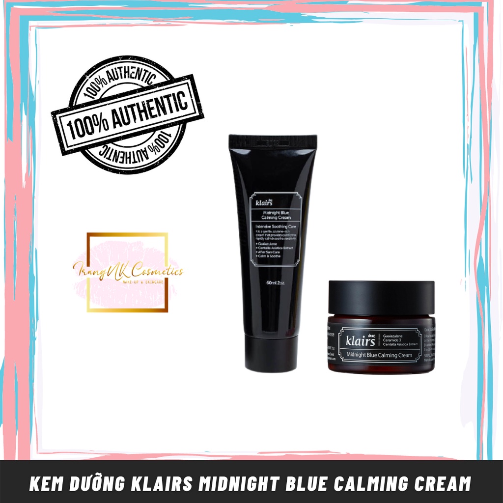 Kem Dưỡng Klairs Midnight Blue Calming Cream