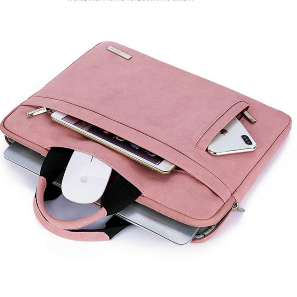 Túi chống sốc cho macbook, laptop, surface màu hồng siêu xinh