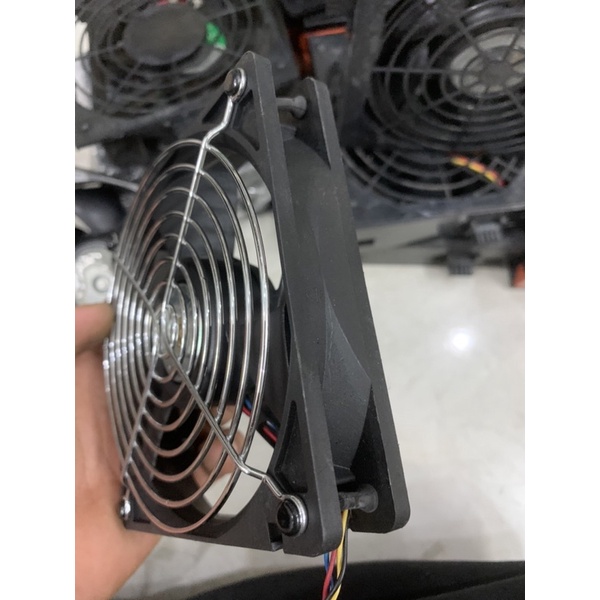 Quạt tháo máy chủ Dc 12v vuông 12cm dày 2cm