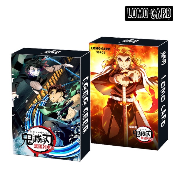 Bộ 30 thẻ ảnh lomo card anime manga Kimetsu No Yaiba cực đẹp