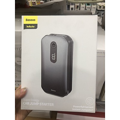 Kích bình ô tô Baseus 12000mah kiêm sạc dự phòng - Đề nổ kích điện cứu hộ oto xe hơi