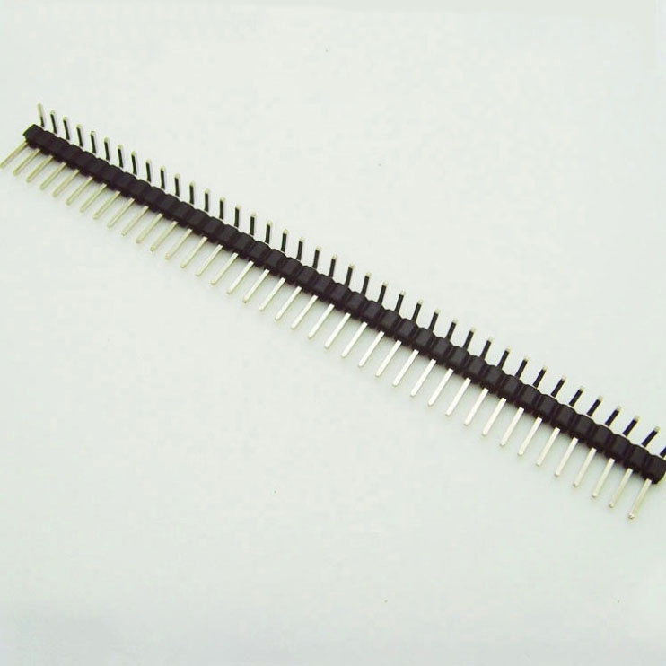 Jump Đực Đơn Cong Vuông 90 độ 2.54mm 40p, Chân Cong Đứng