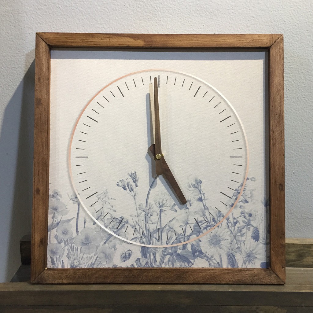 Đồng hồ treo tường gỗ |Tranh đồng hồ trang trí tường | Artclock Soyn C105