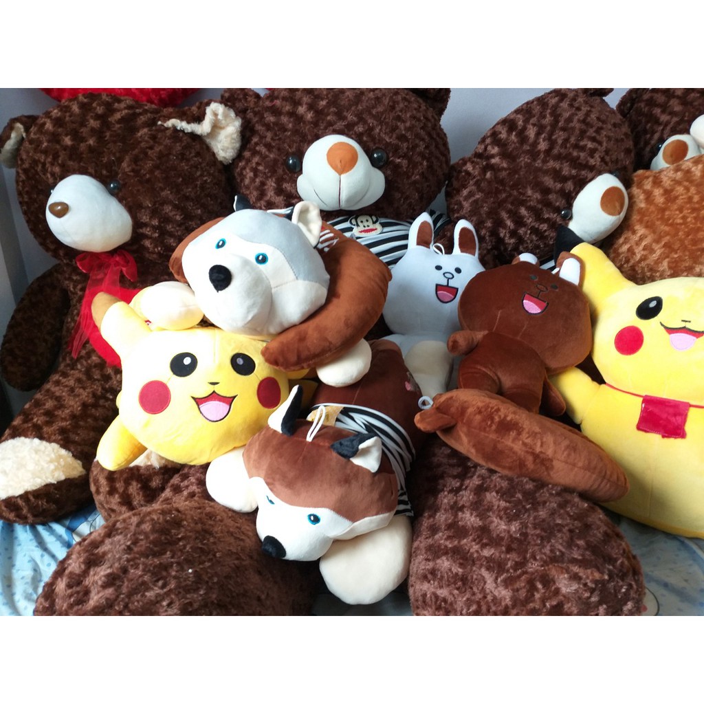 (GIÁ HỦY DIỆT) Gấu Bông Husky - Dễ Thương (2 Kích thước)