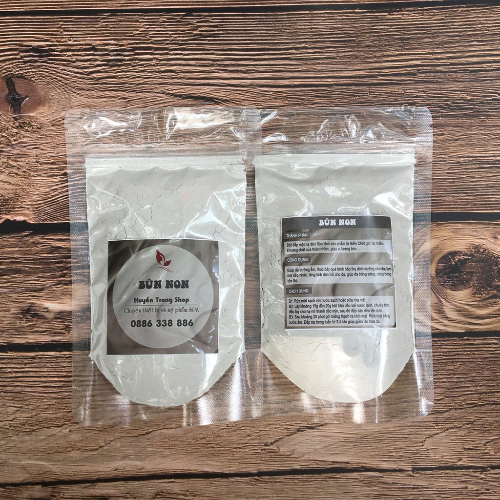 Mặt Nạ Thạch Collagen Đất Sét (Bùn Non) Handmade Dưỡng Ẩm, Làm Mờ Nếp Nhăn, Căng Bóng Da - Thẩm Mỹ Huyền Trang NANOCEE