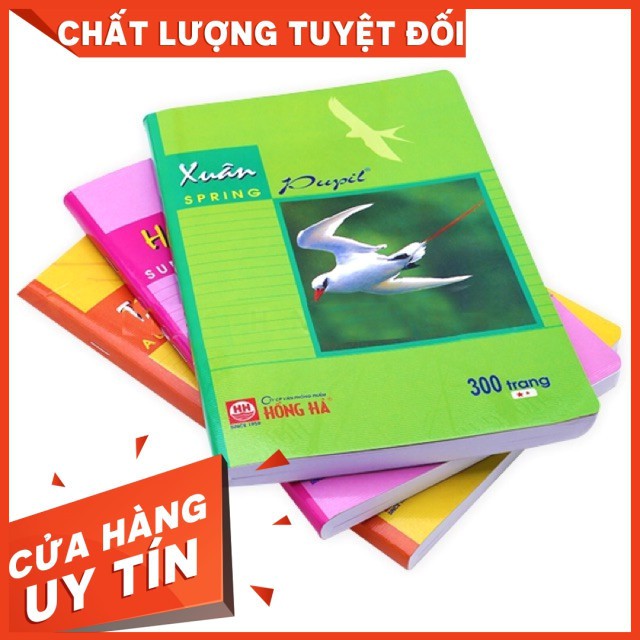 Vở kẻ ngang Hồng hà bốn mùa 300 trang