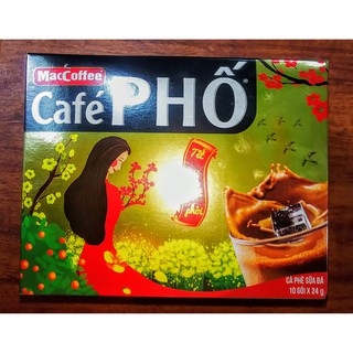 Cà phê sữa đá maccoffee cà phê phố hộp 240g phiên bản tết 2021