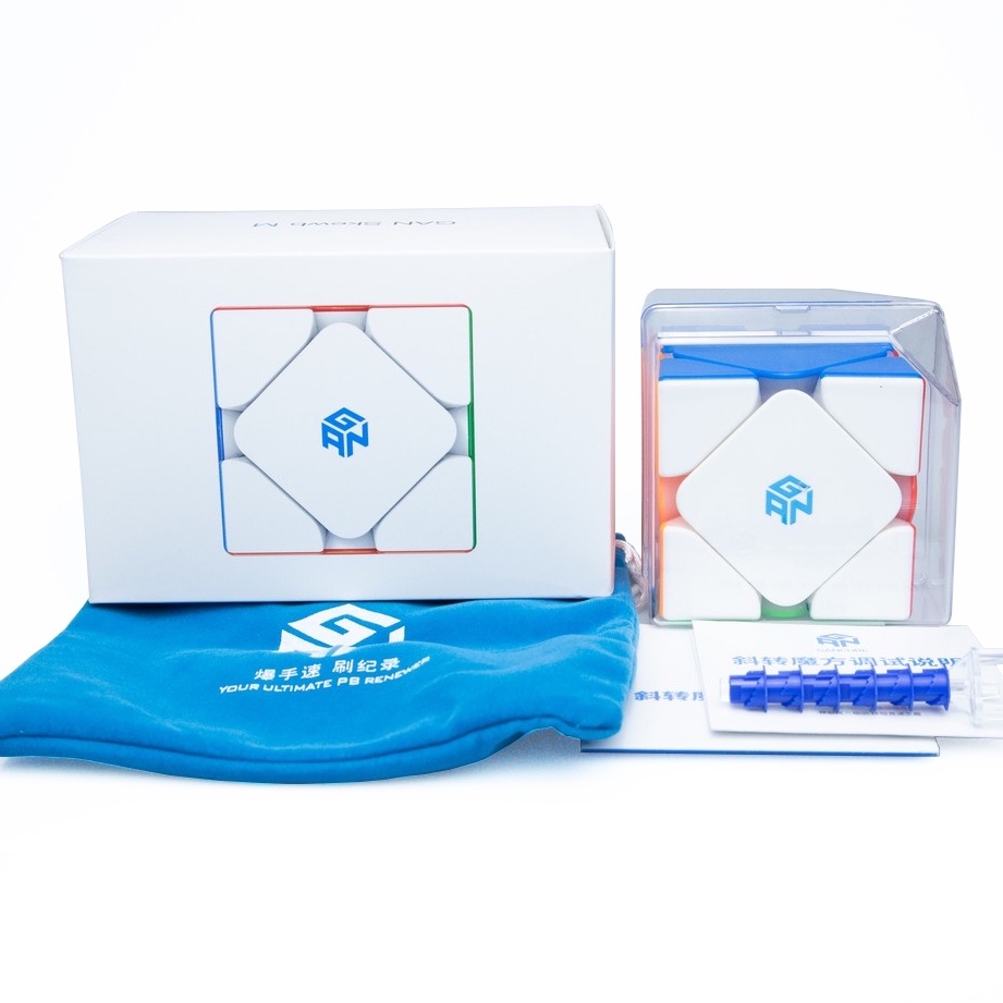 Rubik Gan Skewb M 32 Viên Nam Châm Dòng Cao Cấp Flagship Rubic Stickerless Biến Thể Skewb