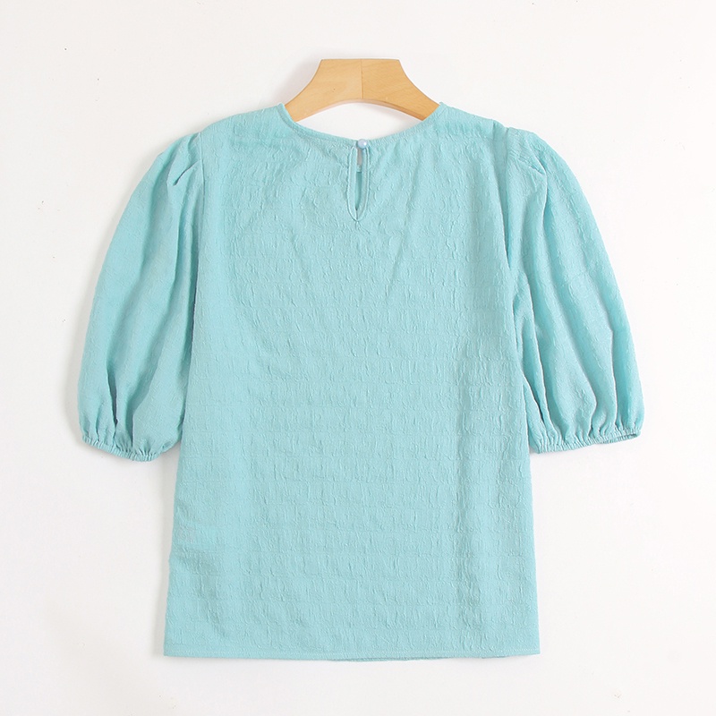 Áo kiểu ZANZEA tay lửng phồng co giãn thời trang Hàn Quốc dành cho nữ