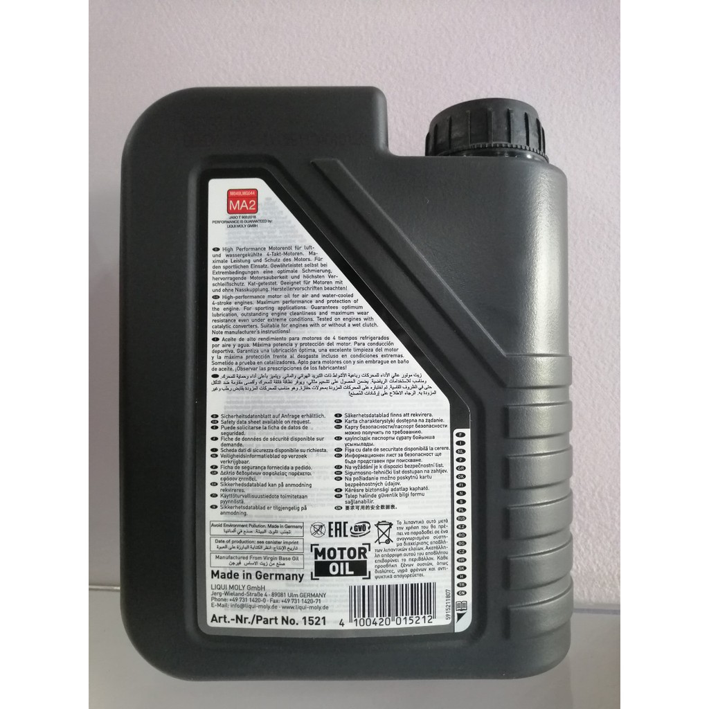 [Cao Cấp] Nhớt LIQUI MOLY Motorbike Street 10w40 1L